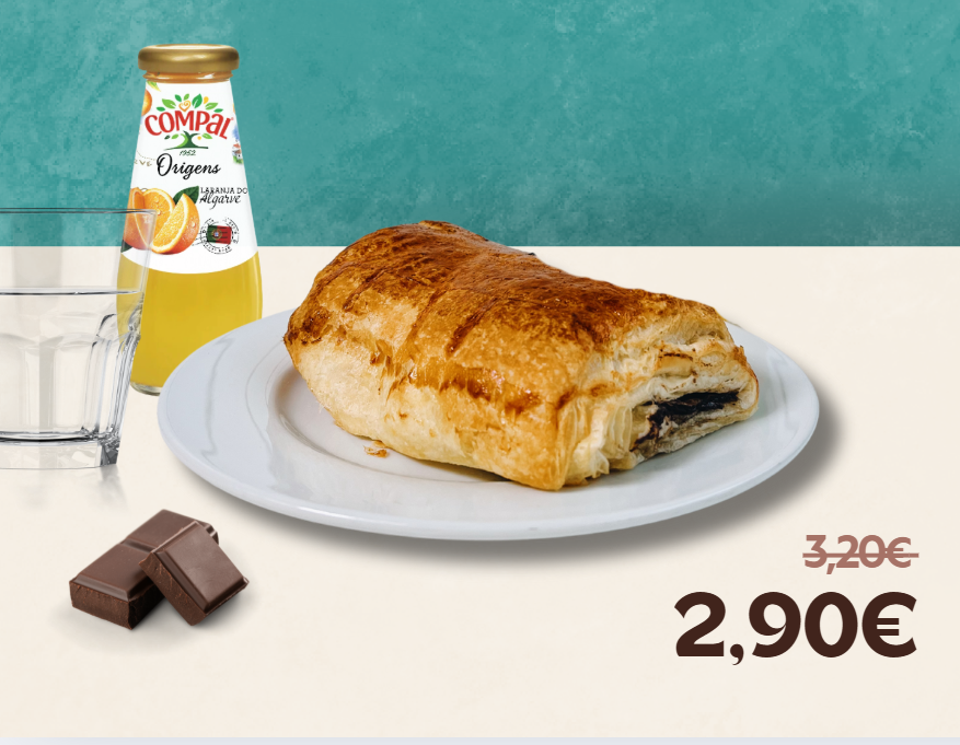 Foto de Menu Napolitana de Chocolate + Compal