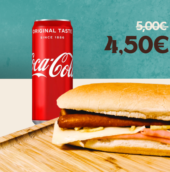 Foto de Menu Cachorro + Bebida de Lata